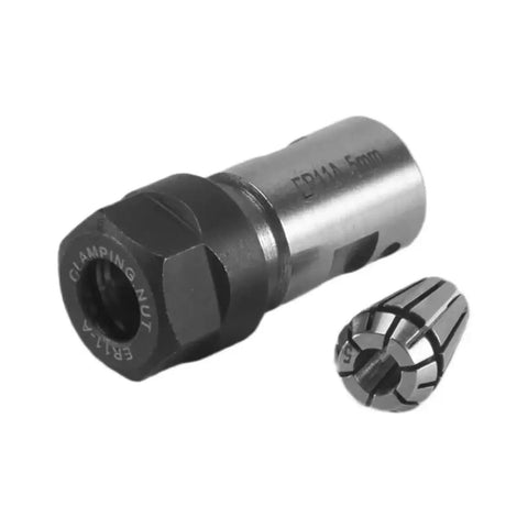Heavy Duty Collet Chuck Spindle Extension Rod For Milling Machines And Lathes with clamping nut and precision collet.