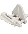 Rock Solid Left Pontoon Gate Latch Fits 1 To 1.25 Inch Square Boat Frames Heavy Duty Secure Fastener, beige latch design.