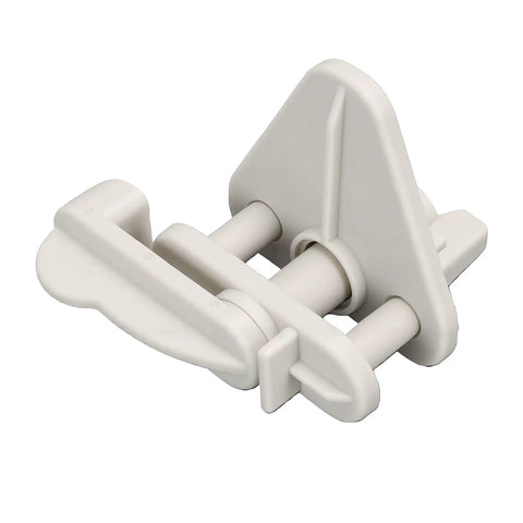 Rock Solid Left Pontoon Gate Latch Fits 1 To 1.25 Inch Square Boat Frames Heavy Duty Secure Fastener, beige latch design.