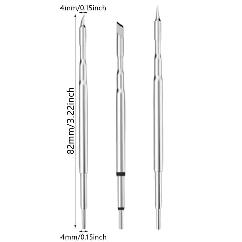 Durable Soldering Iron Tip For Precision Electronics Assembly And Education Pro Grade Soldering Head For Tight Spots Smartphone Tablet Repair And Smooth Workflow, 82mm x 4mm tip