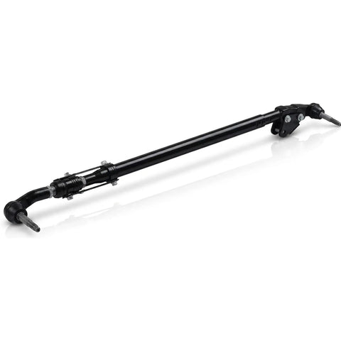 Beefed Up Heavy Duty Steering Center Link And Drag Link Assembly For Ram 4500 And 5500 Chassis Cab 2013 2024 Includes Adjusting Sleeve Inner And Outer Tie Rod Ends Compatible With 2018 Ram 2500 6 7L Diesel black steel steering link