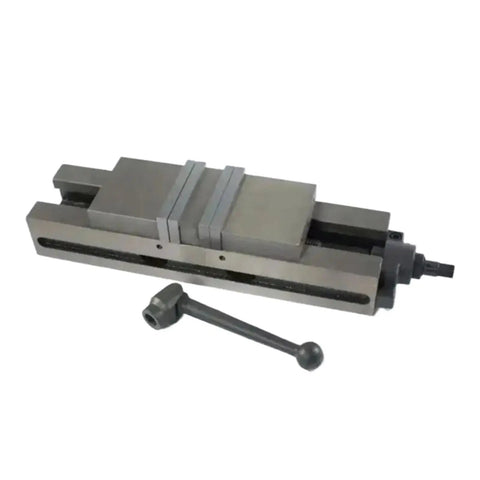 Tough As Nails Industrial Vise, 4 Inch And 6 Inch Cnc Machine Clamp, showing precision jaws and adjustable handle for stable clamping.