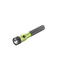 Lime Green Tactical Flashlight With Rugged Aluminum Body, Long Battery Life, Water Resistant, Grippy Texture, And Everyday Carry Ready