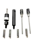 Heavy Duty Universal Valve Seat Reamer For Autos And Motorcycles Hard Alloy Tool Kit With 30-45-60-90 Degree Settings Fits All Models, 4 cutters