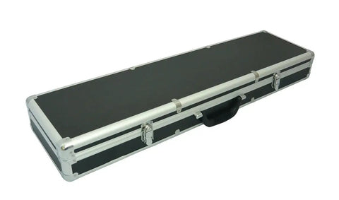 Slick Heavy Duty Telescopic Video Inspection Camera With Built In Dvr Recording And Bright Five Inch Lcd Screen To Bust Through Any Pipe Blockage Like A Champ storage case with black exterior and silver edges.