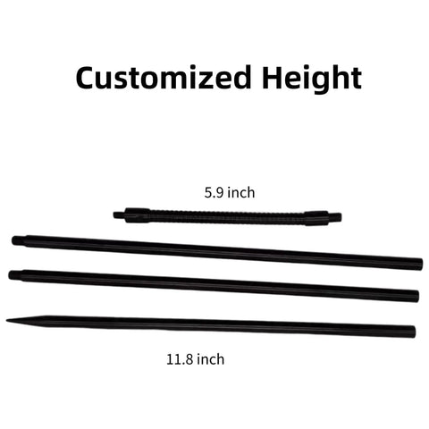 Customized height sections of Golf Monopod Selfie Stick With Phone Holder For Swing Training Aid Grab And Go Portable Lightweight Recording Stand