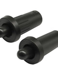 Heavy Duty Cabinet Door Repair Pins And Damper Replacement Pins for smooth swings, black pivot hardware, 25 x 7 mm size.