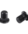Two Pack M10 P1.0 Rear Derailleur Hanger Bolts For Tail Hook Mounting Screws And Chain Tensioner Installation Black Anodized