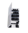 CashMuch 80 Piece Assorted Vacuum Hose Cap Kit With Six Sizes For Carburetors And Intake Manifolds To Fit Most Automotive Rubber Tubing Needs Secure Seal That Works Great, black rubber caps in organizer