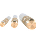 Brass Knurled Drift Punch Kit Three Piece Set With Roll Pin Punches And Chisels For Three Eighths Inch One Half Inch And Three Quarter Inch Sizes