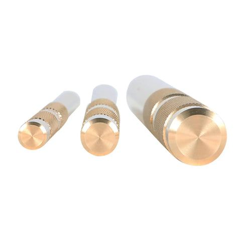 Brass Knurled Drift Punch Kit Three Piece Set With Roll Pin Punches And Chisels For Three Eighths Inch One Half Inch And Three Quarter Inch Sizes