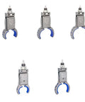 Tube Clip Mechanical Arm With Sensor Arc Clamp For Pneumatic Injection Molding Machines Arc Shaped Gripper Accessory