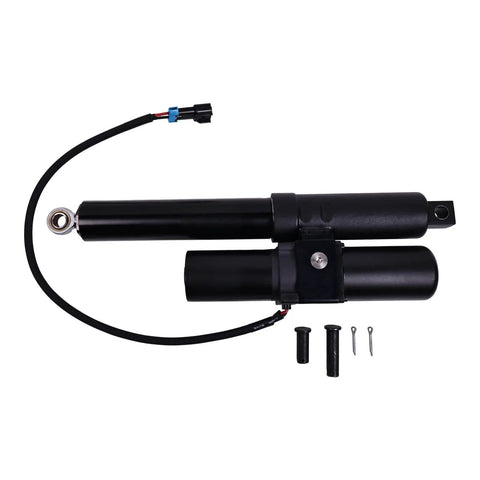 Pro Grade Heavy Duty Hydraulic Cargo Bed Lift Actuator Compatible With Kawasaki Mule Pro Dxt Fx Fxt Fxr 2015 To 2023 Tough As Nails Tailgate Ram Direct Swap with wiring and mounting hardware.