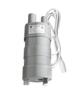 Badass 12V Submersible Water Pump Delivers Killer 600 Liters Per Hour Flow For Fish Tanks Ponds And Motorhome Showers With Zero Hassle Setup And Bulletproof Reliability, grey plastic design.