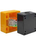 Yellow and black panel mount for Emergency Stop Push Button Switch 660V 10A 2-Position DPST Momentary 1NO 1NC Red 40mm Mushroom Cap