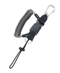 Scuba Diving Lanyard For Underwater Cameras, Anti Loss Retractable Gear Tether With Quick Release Buckle Clip, Heavy Duty