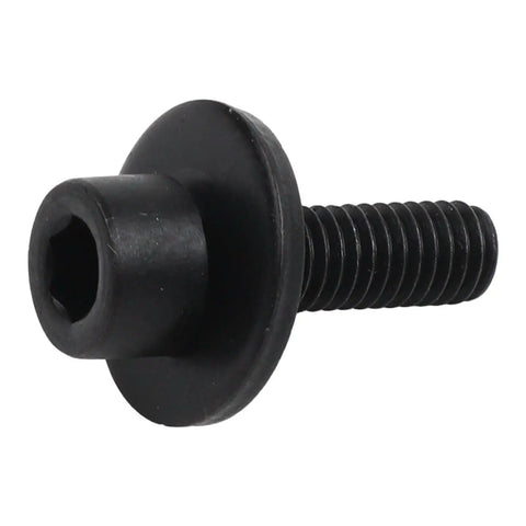Black Inner Flange Washer And Hex Bolt Set M6x20 for Circular Saws and Power Tools Built Tough Metal Construction