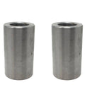 2 Pack Lower Arm Weld On Taper Bushing 6728999 for Skid Steer Loader, heavy duty metal bushings, front view
