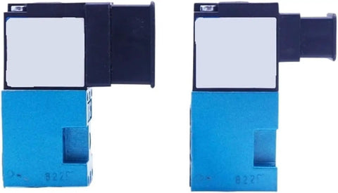 Inline Pneumatic Air Valve 45A-L00-DAAJ-1JM For Manifold Mount With Low Profile Space Saving Design And Rock Solid Shifting Ideal For Multi Station Automation In Tight Control Cabinets And Frames 0402 Ready, side view