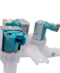 Front Load Washer Water Valve Replacement Kit With Three Coils And Extension Hoses For 120V 60Hz DIY Ready Fits Model Specific Washers AP5692067 PS8689091 3023192, showcasing three blue coils