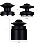 Straight Up Pro Grade 58Mm Espresso Accessories Kit includes black 58.4mm tamper and adjustable height for coffee brewing.
