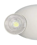 Close-up of LED Emergency Light 4 Pack With Adjustable Two Heads UL Certified Battery Backup 120 277V Go To Wall Ceiling And End Mount