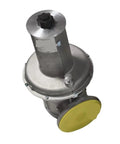 Heavy Duty Industrial Pressure Regulating Valve VGBF 65F05 3 For Fluid Pipeline Systems with yellow cap and metallic finish.