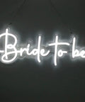 Neon LED Bride To Be Sign For Wedding Party Decor, Dope Bachelorette Bridal Shower Wall Light, White Neon Sign For Room Bar Pub Event, 56x21cm Easy Plug In Indoor Decor