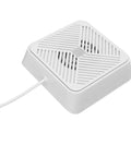 Ultra Compact Portable USB Dishwasher For Kitchen Sink, White Ultrasonic Cleaner top view with power cord.