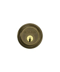 Keyed Deadbolt Lock For Entry Door, Single Cylinder, Antique Brass Finish, Residential Grade Security, Built Tough For Your Home
