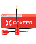 Lollipop FPV 5.8G RHCP UFL Antenna For RC Drones Dope Small 65mm High Gain 2.5dBi with red FOXEER box background