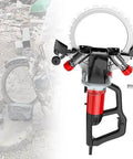 Pro Built Brushless Concrete Circular Saw With 370Mm Blade And Fast 270Mm Cut Depth Featuring Water Fed Dust Knockout for cutting stone.