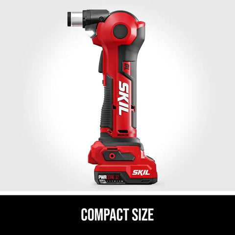 Compact 12V Brushless Auto Hammer Kit with ergonomic design, displayed in red and black for serious DIY builds.
