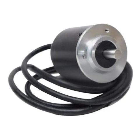 Rotary Encoder TRD-J500-RZ For Industrial Controls And Machinery, Easy Mount On Motors And Linear Guides, Precise Angle Feedback For Smooth Motion And Accurate Positioning In Automation Lines., compact metal rotary encoder with cable and shaft