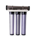 Top Shelf Heavy Duty Commercial Reverse Osmosis Water Filtration System With Booster Pump High Capacity RO Purifier filter cartridges