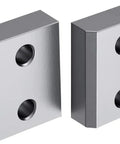 Heavy Duty Electric Rebar Cutter Blades 30X24X11mm, Precision Replacement Jaw Set with holes for RC-20 and RC-22 models.