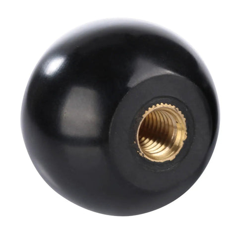 M8 Female Thread Ball Knob Set 5 Pack 32mm Diameter Polished Bakelite Round Machine Knobs For Handles And Tool Replacement
