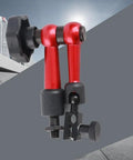 Magnetic Base Holder For Test Indicator With M5 Thread Universal Flexible Arm Stand For Dial Gauges in red alloy