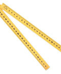 Folding Meter Stick With Inches, Centimeters, Millimeters And Meters For Quick Imperial And Metric Measurements, Durable Plastic Ruler