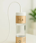 Hydrogen Water Bottle Generator Gives You Up To 4500ppb High Concentration With SPE PEM Dual Chamber Tech Inhaler And Breathing Tube