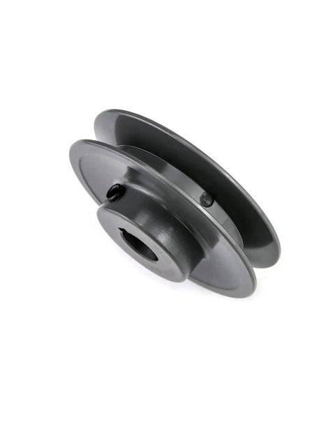 Single Groove V Belt Pulley 3.25 Inch Outer Diameter Five Eighth Inch Bore Cast Iron Fixed Bore For 4L A AX V-Belt Size Heavy Duty Pulley AK3258 Built For Tough Shop Use With Durable Cast Iron Construction And Corrosion Resistance