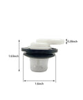 Side view of Two Pack Beefed Up Fuel Tank Vent Plug And Valve Kit With Grommet For Jeep Wrangler And Ford F Series 1980-1997