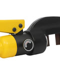 Close-up view of Heavy Duty Hydraulic Rebar Pliers, Portable Bolt Cutters With Box, handheld hydraulic cutter for wire.