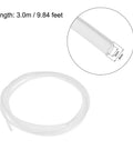 Coiled PA6 Nylon Tube Hose 3mm ID 5mm OD Pneumatic Air Brake Tubing 9.8 Ft 3 Meter Translucent Flexible Fluid Transfer Hose