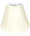 Eggshell Empire Lamp Shade 9 x 18 x 14 Inch Silk Type Shantung Fabric With Off White Lining, Dope Look For Table Lamps, Classic Room Decor, Easy Spider Fitter