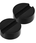 Tough As Nails Rubber Jack Pads Two Pack universal black rubber socket adapters for frame rail protection and vehicle lifting.