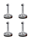 Heavy Duty Adjustable Leveling Feet With Shock Absorbing Rubber Base, M16 Thread Machine Mounts, set of four stabilizers.