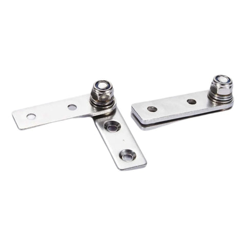 2 Pack 2N.M 360 Degree Torque Hinges In 304 Stainless Steel With Adjustable Damping For Quiet Swing on folding tables and cabinets