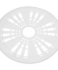 Washer Spinner Cap Replacement Part Durable Plastic Cap Cover Easy Installation Versatile Washer Dryer Accessory 23.5cm Size, white plastic