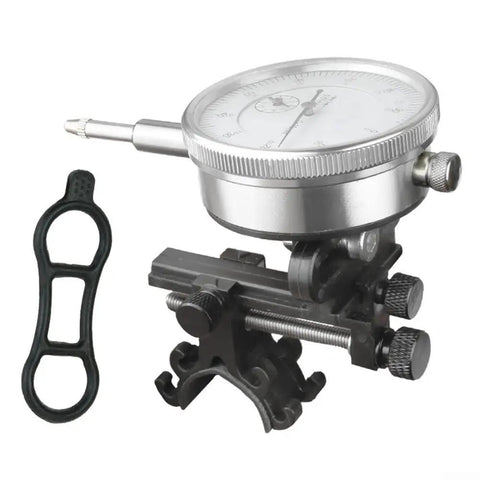 Portable Bike Wheel Truing Stand With Gauge For Precise Rim Alignment On The Go, lightweight design includes a precision gauge
